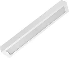 Plafon Led Sobrepor Aluminio Branco 18W 6500K Londres