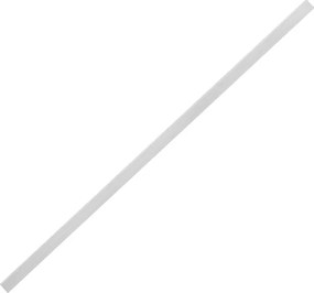 Perfil Embutir Aluminio Branco Para Fita Led 1M Way