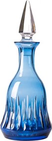 Licoreira de Cristal Mozart Basic Lapidado Artesanal 1180ml- Azul Claro Azul Claro - 66