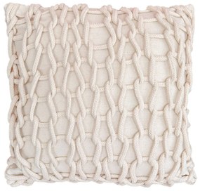 Capa de Almofada Crochê Cru – 50X50