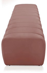 Calçadeira Olivia Queen 160 cm Veludo - D'Rossi - Rose