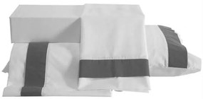 Jogo de Cama Cinza Queen 4 Peças