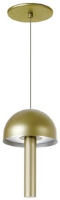 Pendente Mushroom Ø14X23,5Cm Metal Alumínio 03Xg9 - Old Artisan Pd-587... (COBRE FOSCO)