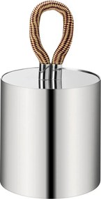 Balde Rapunzel Outdoor Inox C/ Corda Náutica  - Marrom  Marrom