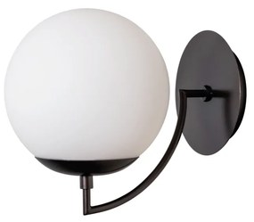 Arandela Allen 20X27,2X24,9Cm 1Xe27 Alumínio E Globo Ø20Cm - Usina 250... (MT-M Mate Metálico, FOSCO)