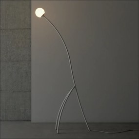 Luminária De Chão Girafa 51X53X166Cm 1Xg9 Globo Ø12Cm Por Waldir Junio... (FN-F - Fendi Fosco)