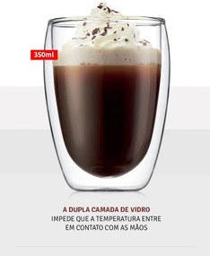 Copo parede dupla 350ml