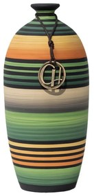 Vaso Garrafa Decorativo em Cerâmica Carolina Haveroth - Maruaga Fosco