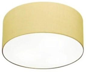 Plafon Para Sala Cilíndrico SL-3010 Cúpula Cor Algodão Crú