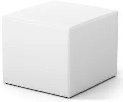 Poltrona de Amamentação Fixa com Puff Lucy Z39 Sintético Branco - Mpoz