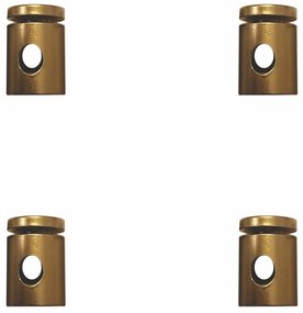 Kit-4 Desviador de Cabo Para Lustres e Pendentes e Luminária MD-6005/4 Ouro Velho