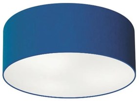 Plafon Para Quarto Cilíndrico SQ-3046 Cúpula Cor Azul Marinho