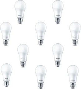 Kit 10 Lâmpadas Bulbo E27 Led 11w 1018lm 180°