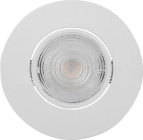 Plafon Led De Embutir Redondo Branco 4,2w 36° 2700k