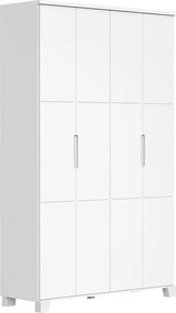 Guarda-Roupa Luna 4 Portas - Branco