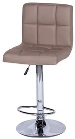 Banqueta Elegancy com Regulagem 1,13 cm (ALT) Caramelo Base Cromada - 31894 Sun House
