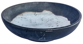 Vaso Cumbuca decorativo de cerâmica 11x07x23 - Raku Alto Brilho Kleiner