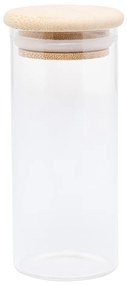 Porta Mantimento De Vidro Borossiicato Com Tampa De Bambu 1 Litro 29468 Wolff
