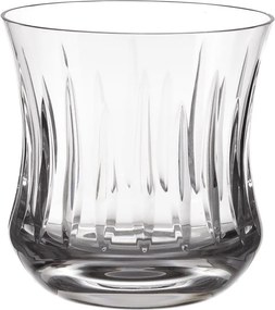 Copo de Cristal Lapidado Artesanal p/ Whisky - Incolor  Incolor - 66