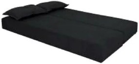 Sofá Cama Bicama 3 Lugares 200X62Cm Casal Sofanete Suede (Amarelo, Liso)