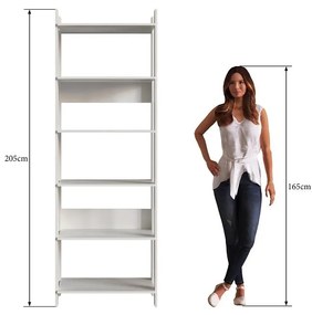 Closet Aberto com Prateleiras Guarda Roupa Estante OFF White