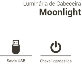Arandela Moonlight 30X16X14,5Cm 1 X G9 Ip20 Preto Opus Hm 31927