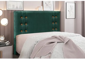 Cabeceira Cama Box King 195 cm Gênova Veludo S04 - D'Rossi - Verde