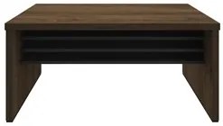 Mesa para Escritório 158cm Tamburato Executiva A06 Marrom/Preto - Mpoz