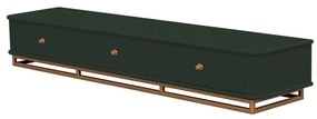 Rack Curve G - Verde Oliva Com Detalhes Dourado Soleil Kleiner