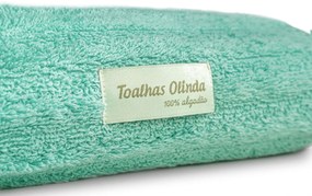 Toalha de Banho Unidade 100% Algodão Fio Penteado Verde