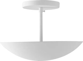 Plafon Led Sobrepor Aluminio Branco 20W 3000K Indirect