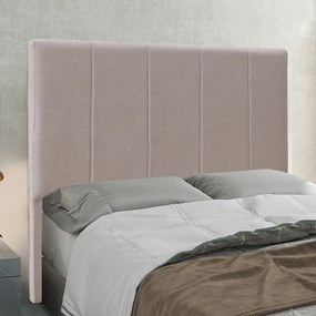 Cabeceira Cama Box King 195 cm Arizona Linho S04 - D'Rossi - Areia