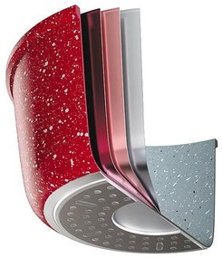 Conjunto com 4 Panelas de Titânio Black 5mm + 3 Tampas de vidro