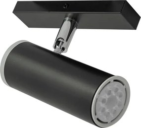 Spot De Sobrepor Aluminio Acrilico - PRETO
