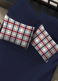 Jogo de Cama Azul Casal 3 Peças