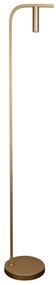 Luminária De Chão Platinum 24X29X156,5Cm 1Xmr11 - Usina 16939/1 (BT / DR-P - Branco Texturizado / Dourado Brilho Polido)