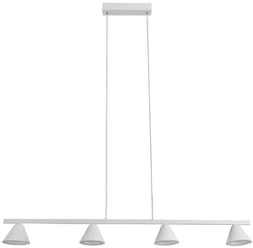 Pendente Led Metal Aluminio 38W 3000K Flora - BRANCO