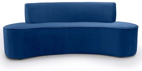Sofá 4 Lugares Porto D07 230cm para Sala Living Veludo Marinho - D'Rossi