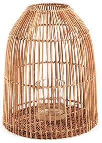 Lanterna Decorativa em Rattan 38x30 cm - D'Rossi