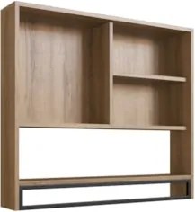 Armário de Banheiro Espelheira com 2 Portas Moscow Mel Z54 - Mpozenato