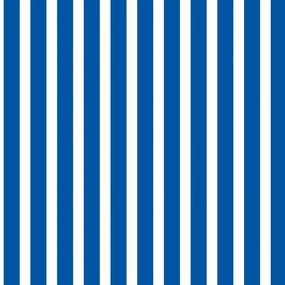 Papel de Parede Listrado Azul e branco 0.52m x 3.00m