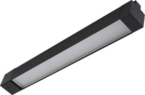 Plafon Led Sobrepor Para Trilho Preto 12,5W 3000K Trace