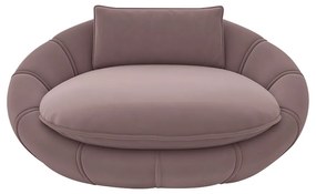 Poltrona Caminha para PET Afrodite Veludo Rosê G45 - Gran Belo