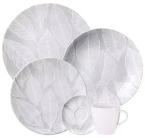 Aparelho de Jantar Tramontina Arbo Porcelana Decorada 20 Peças