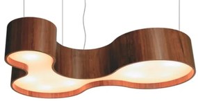 Pendente Organico Madeira Imbuia Ks