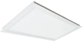 Plafon Led Embutir 36W Acrilico Branco - LED BRANCO QUENTE (3000K)