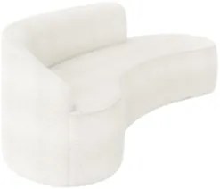 Sofá 4 Lugares Para Sala 220cm Orgânico Wendi Boucle Off White I01  -