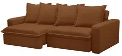 Sofá Retrátil Reclinável 3 Lugares 195cm Roma F05 Veludo Terracota - M