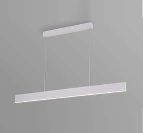 Pendente Matrix 30W Led 4000K Ip20 Branco Bivolt 118,5X150Cm | Opus Dn... (Branco)