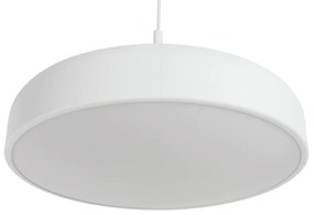 Pendente Bis Ø60X13Cm 8Xe27 Com Difusor Convexo / Haste De 15Cm | Usin... (MR-T - Marrom Texturizado)